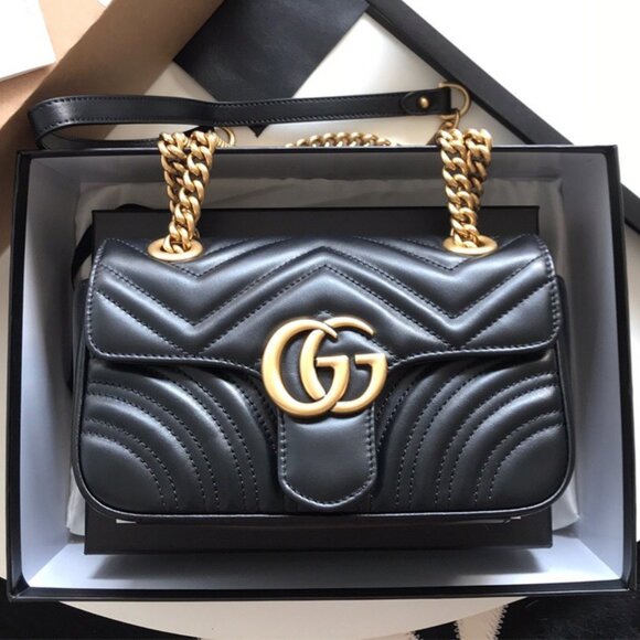 Gucci GG Marmont Mini Shoulder Bag - Picture 1 of 7